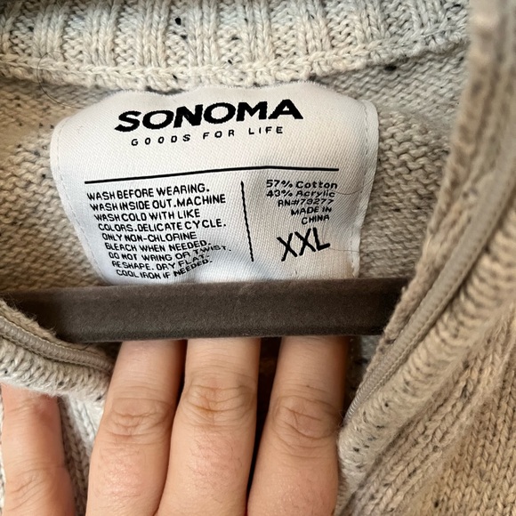 Sonoma collared quarter zip sweater - Picture 2 of 3